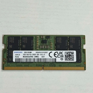 (미사용) 삼성 DDR5 16GB 5600 노트북 램