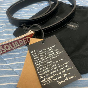 남성 블랙 가죽 벨트