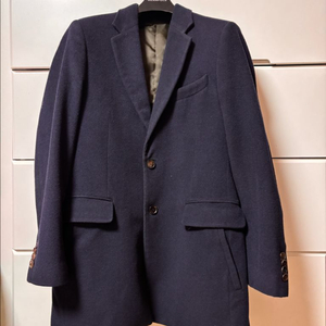 ZIOZIA AND Z 캐시미어 코트 네이비 100