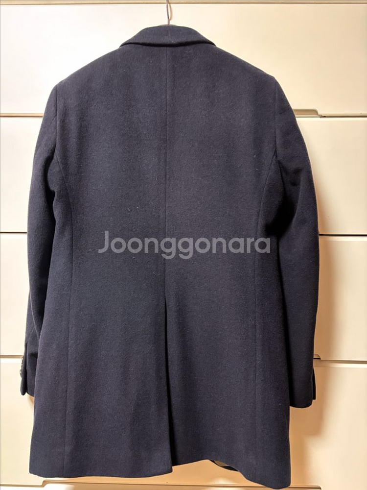 ZIOZIA AND Z 캐시미어 코트 네이비 100--1