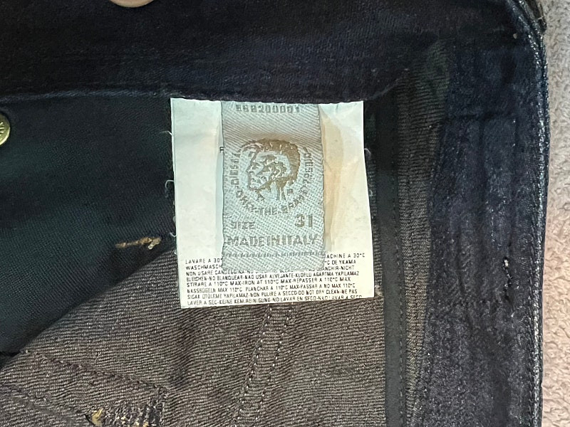 31 디젤 diesel 트루렉 플레어 팬츠 진 데님 셀린 부츠컷 이미지