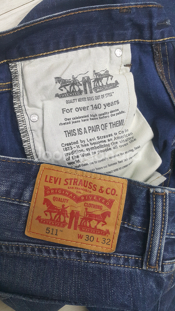 리바이스진511(해외판) S.F 30~31인치(No.883)거의새바지!--6