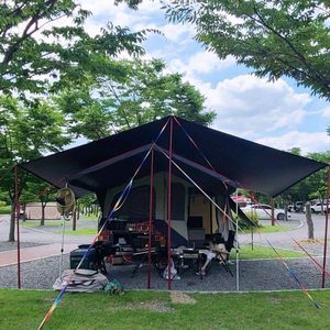 신화 nx4 원폴딩 캠핑트레일러 무버 에어컨있음