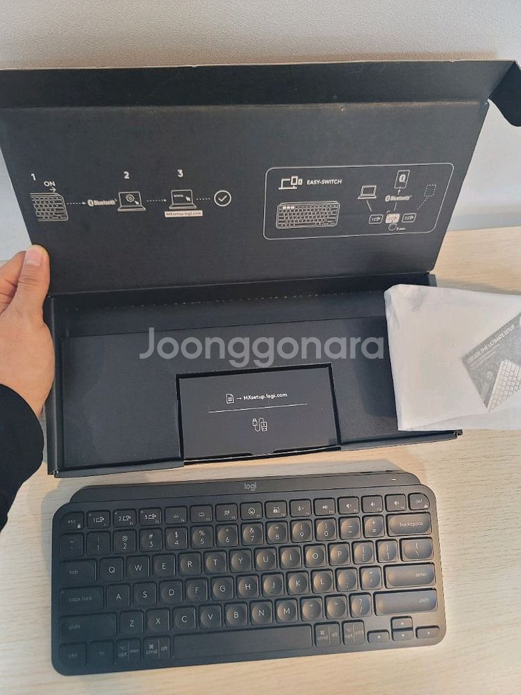 Logitech MX Keys Mini 키보드. 미국 로지텍 공홈 직구 상품.--2