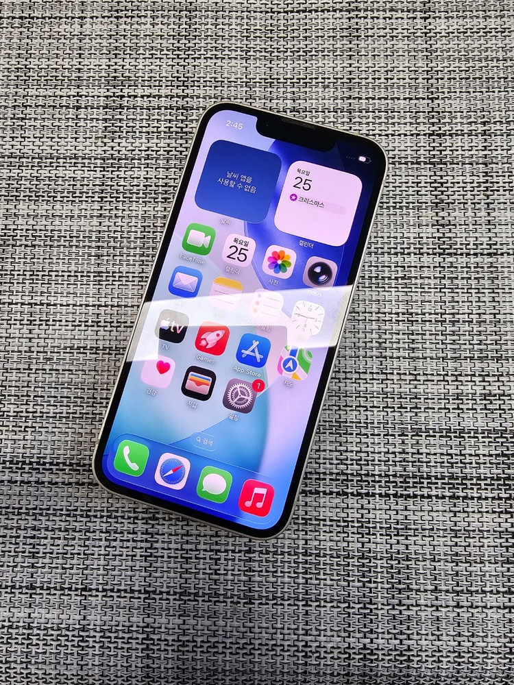 (신폰급) 아이폰13미니 256G 스타라이트 액정무기스 무찍힘 검수완료 하자없음 48만팝니다@@--1