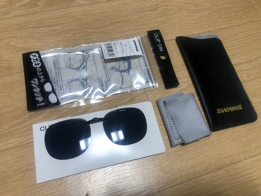 SWANS 편광 클립온 선글라스 (SCP-11) 판매합니다--7