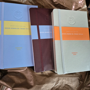 스타벅스 다이어리 플래너 스카이블루 버건디 라이트그린 프리퀀시