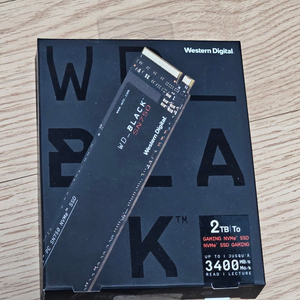WD black SN750 SSD 2TB 팝니다