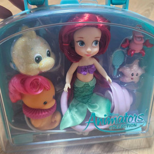 디즈니 스토어 미니베이비돌 플레이세트(인어공주 스티치)