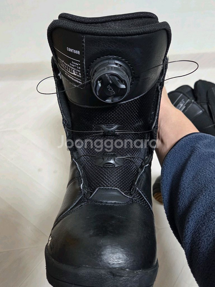 2021 k2 컨투어 투보아 스노우보드 부츠 220사이즈--3
