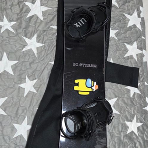 BC 스트림 RX164 스노우보드 데크 및 바인딩