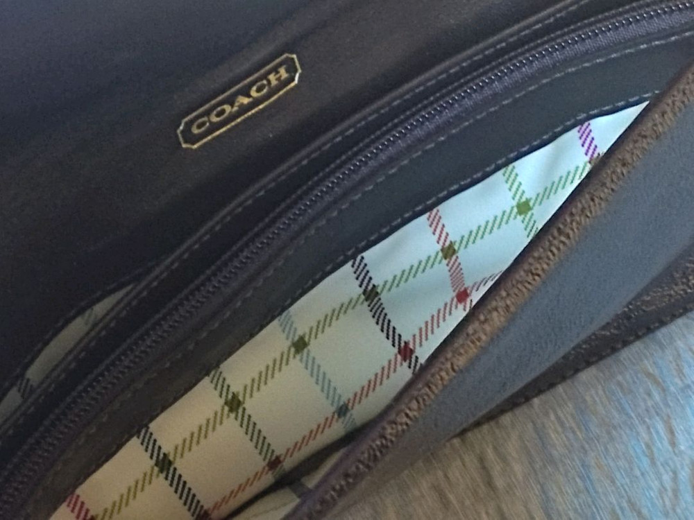 코치 장지갑 정품--3