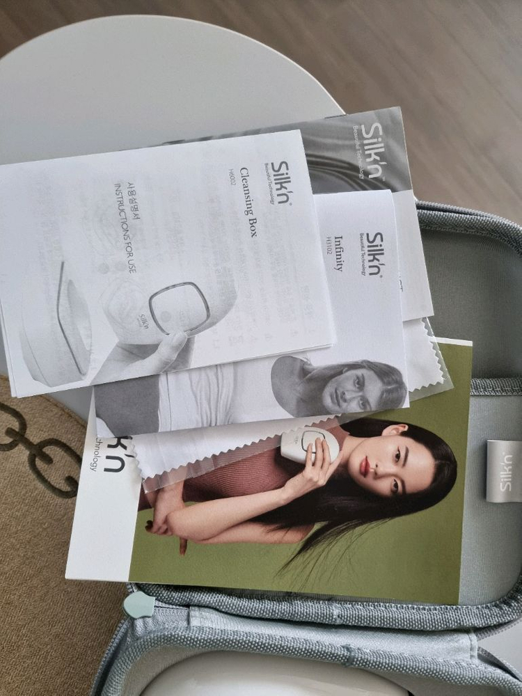 실큰 인피니티 가정용 레이저 제모기 (풀패키지 국내정품)--1