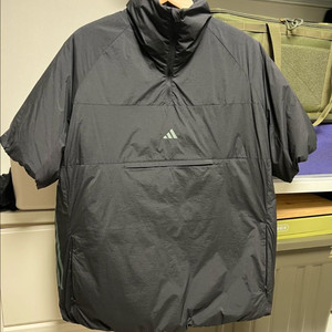 새상품,XXL) 아디다스 골프 덕다운 반팔 아노락 패딩