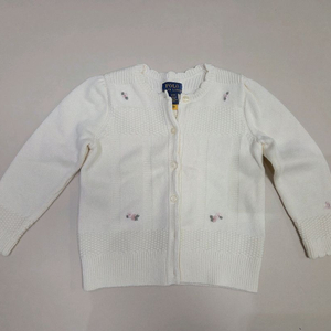 폴로 랄프로렌 여아 가디건 3/3T 아이보리