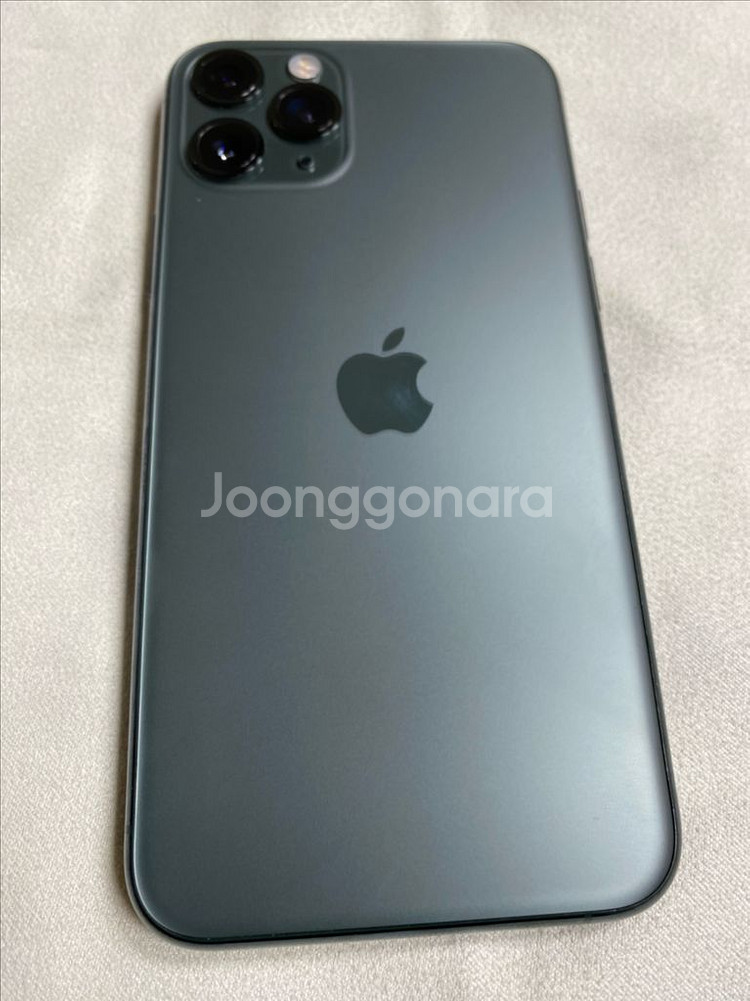아이폰 11프로 그린 미사용 신품--1