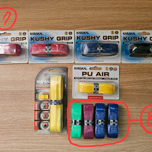 [새제품] 테니스 배드민턴 카라칼 쿠션 그립 / 운동화 끈