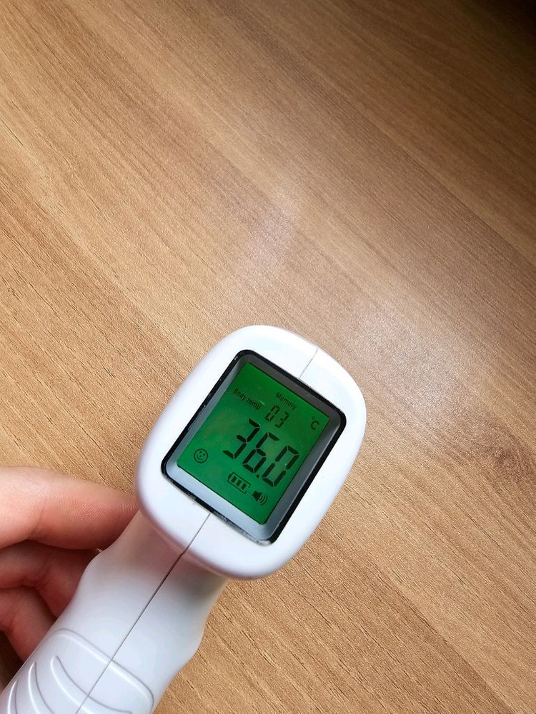 INOEL 이노엘 비접촉 체온계 온도계 (배터리 새것 포함)--2