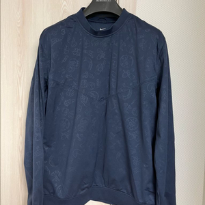 나이키골프 방풍 맨투맨 M 패턴 네이비 100