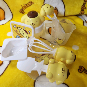 일본 산리오 해피밀 폼폼푸린 냉장고 푸딩 소꿉놀이 고전 완구 장난감 이미지