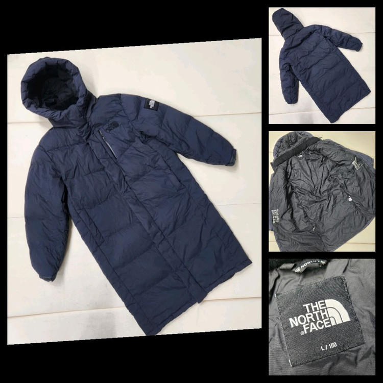 정품 노스페이스 남성 RSD 구스다운 롱패딩 점퍼 코트 100--0
