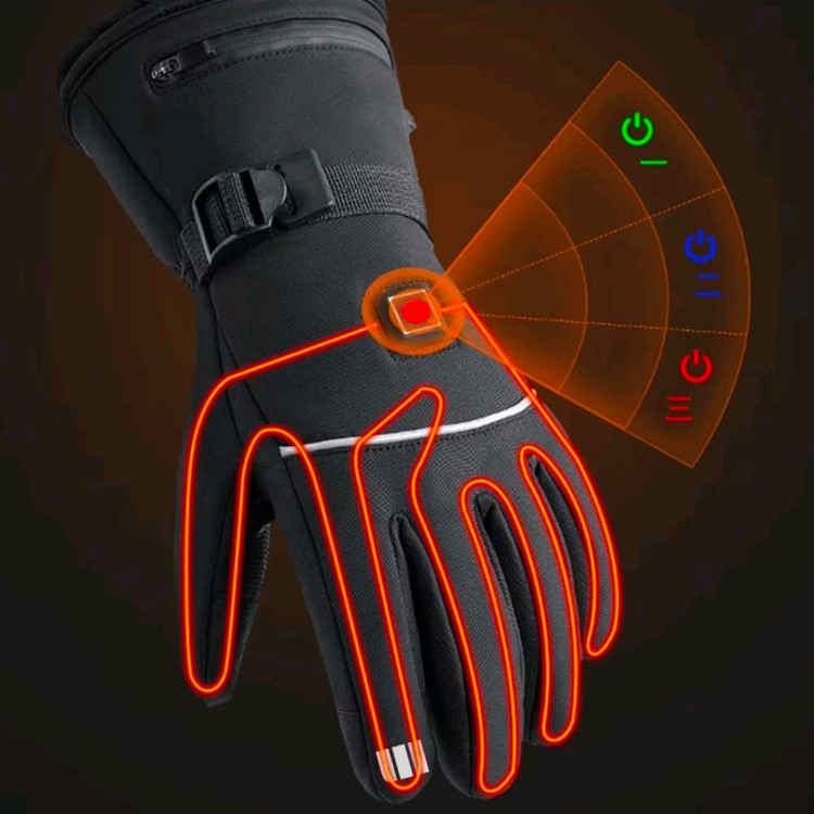 엠모터스 바로온 발열장갑 오토바이 자전거--4