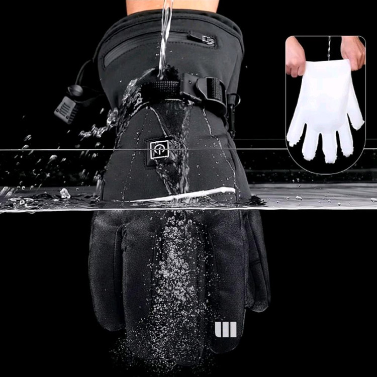 엠모터스 바로온 발열장갑 오토바이 자전거--5