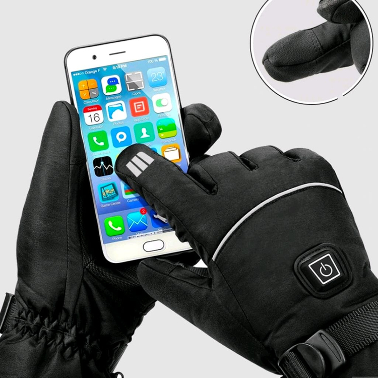 엠모터스 바로온 발열장갑 오토바이 자전거--6