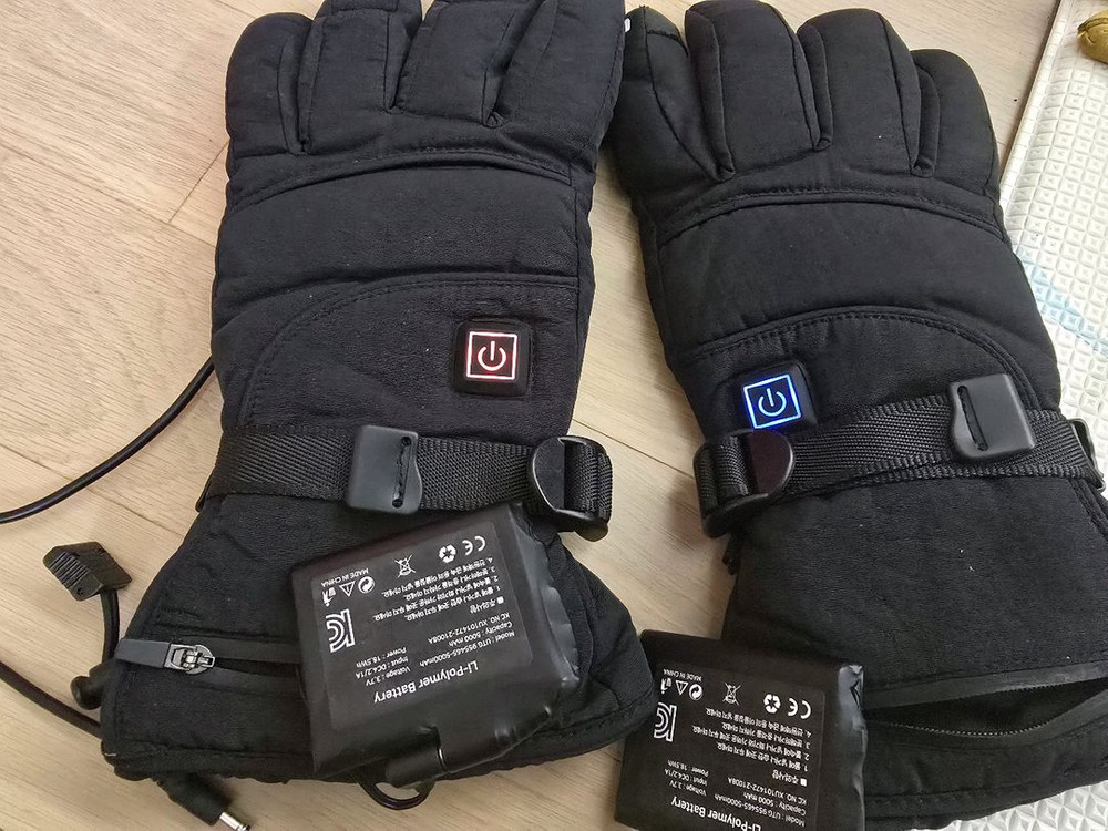 엠모터스 바로온 발열장갑 오토바이 자전거--9