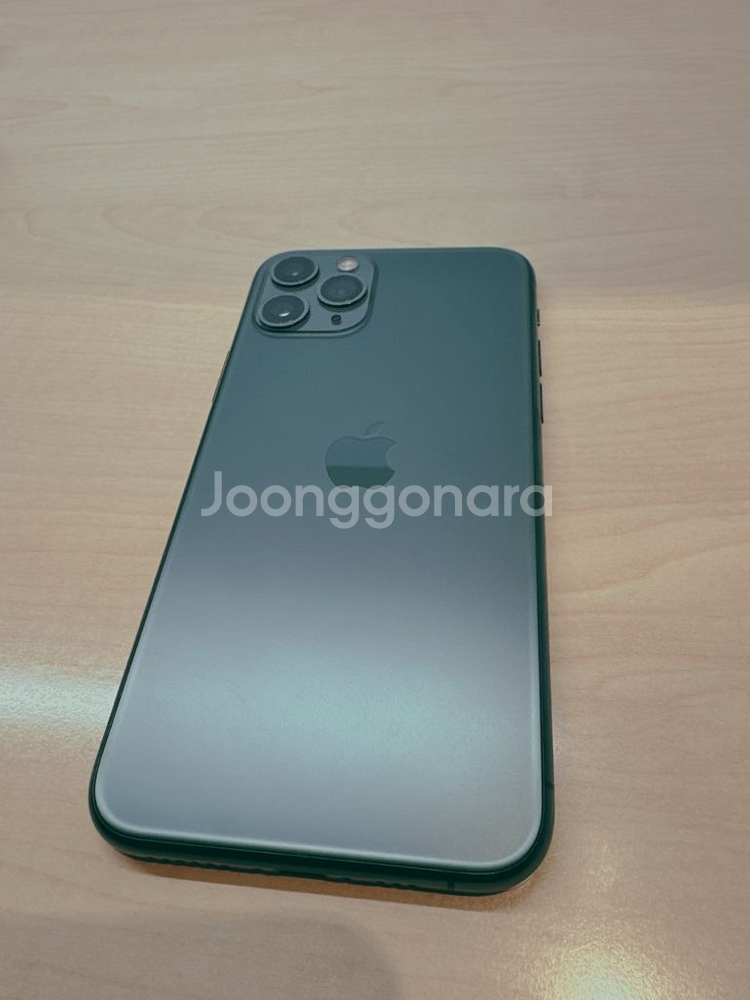 아이폰 11프로 그린 256 배터리 100--1