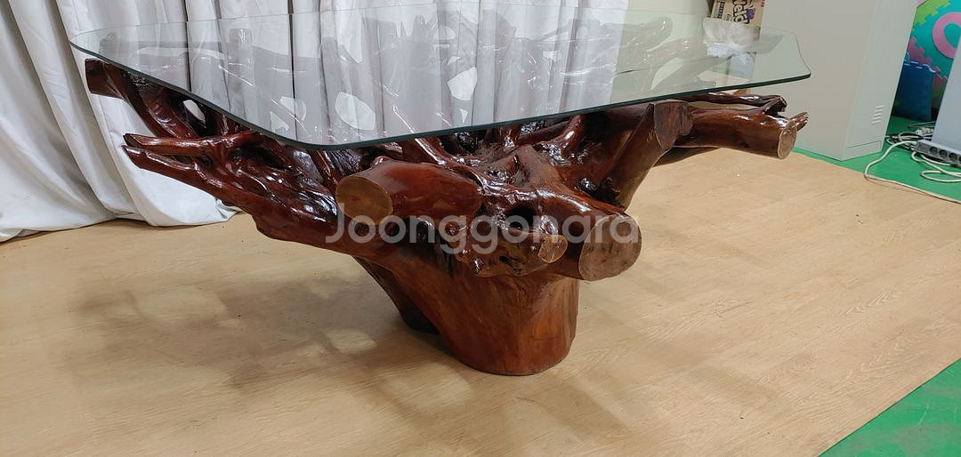 거실탁자 거실테이블 소파테이블 괴목 나무뿌리테이블--4