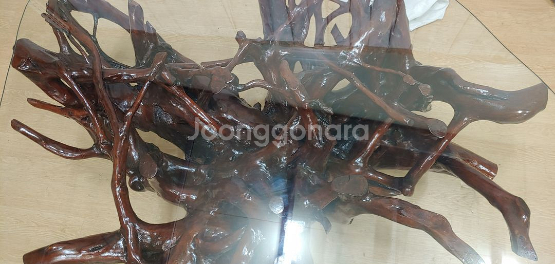 거실탁자 거실테이블 소파테이블 괴목 나무뿌리테이블--8