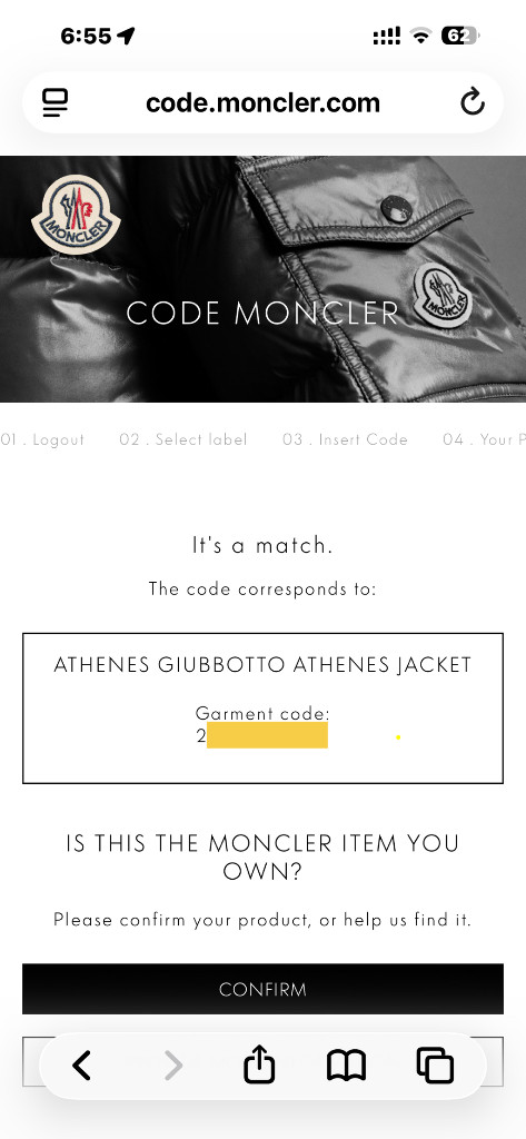 몽클레어 여아 경량 패딩[ATHENES GIUBBOTTO ATHENES JACKET] 이미지