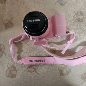 삼성 NX1000 미러리스 카메라 핑크 이미지