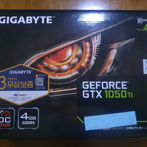 기가바이트 GEFORCE GTX1050TI 이미지