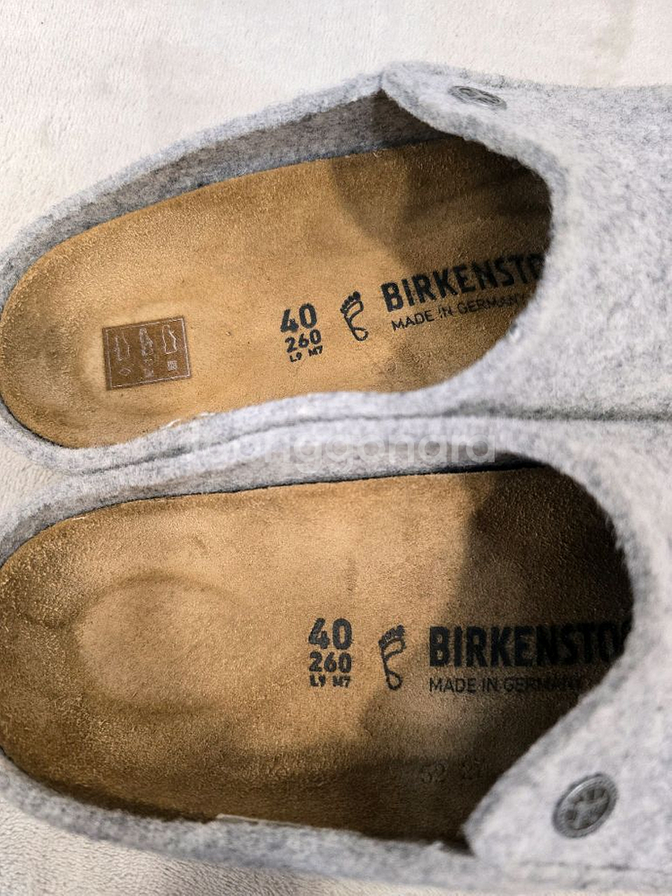 버켄스탁 체르마트 펠트 슬리퍼 260mm--6