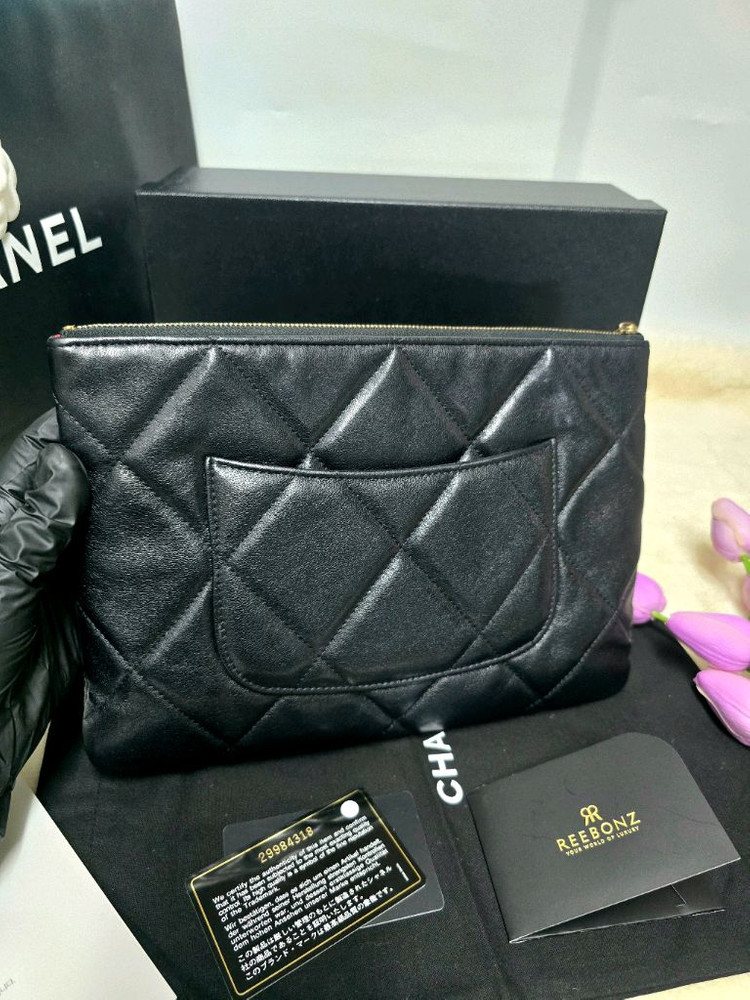 샤넬19뉴미듐클러치백 샤넬가방 명품백 정품--2