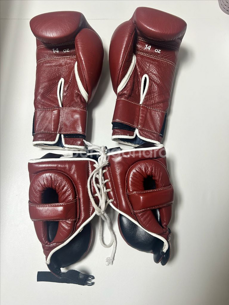 위닝 커스텀 글러브 헤드기어 세트로 팔아요 14온스 L사이즈--3