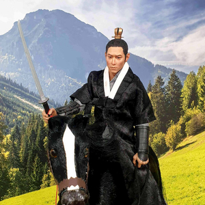 군도 조윤(강동원)+식모 흑마 세트 12인치 피규어(핫토이 호환)