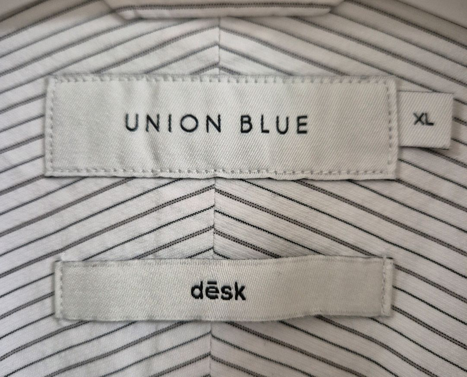 유니온블루 / [데스크] 오피스 스트라이프 셔츠 / XL 이미지