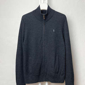 폴로 워셔블 메리노울 니트집업