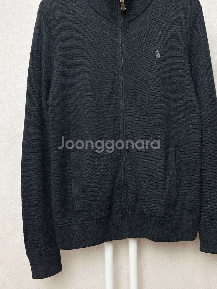 폴로 워셔블 메리노울 니트집업--3