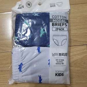 새상품) 탑텐키즈 유아 아동 팬티 75
