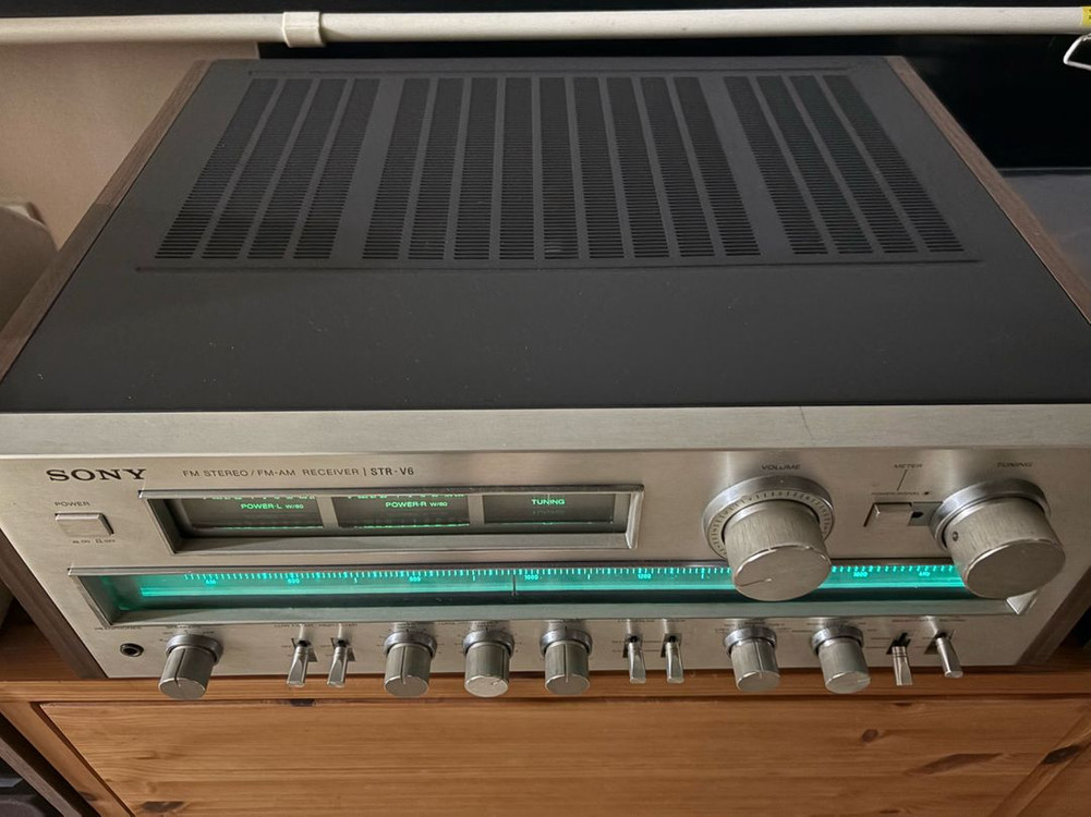 빈티지 리시버 앰프 SONY STR-6 리시버 이미지