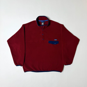 [L] 파타고니아 신칠라 플리스 후리스 레드 버건디