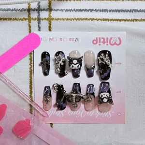 미팁 쿠로미 네일팁 | 1회 착용 | 상태 A급