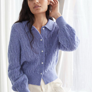 앤아더스토리즈 케이블 니트 가디건 xs