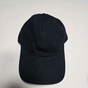 구찌 블랙 코튼 볼캡 (웹 스트랩)