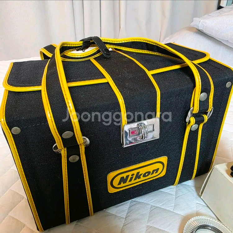 니콘 NIKON F-301 빈티지 필름 카메라, 필터, 80s 빈티지 가방 세트 판매 (점검 및 올수리 완)--8