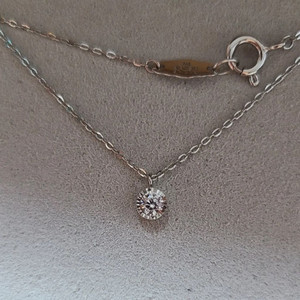 (정가 50만원) 바로 선물 가능한 새상품 스톤헨지 14k 화이트골드 목걸이